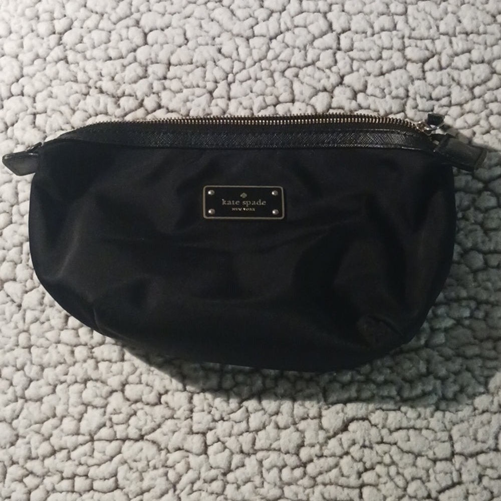 Kate Spade Black Nylon Pouch